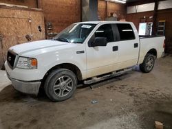 Ford salvage cars for sale: 2007 Ford F150 Supercrew