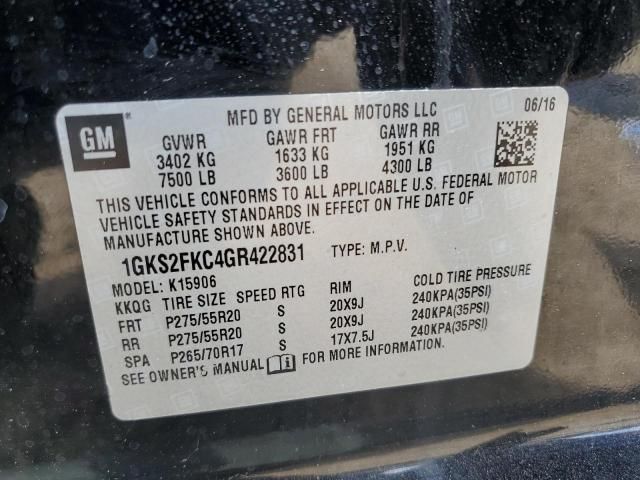 2016 GMC Yukon XL K1500 SLE