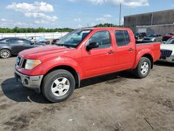 Salvage cars for sale at Fredericksburg, VA auction: 2005 Nissan Frontier Crew Cab LE