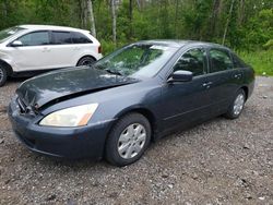 Salvage cars for sale at Cookstown, ON auction: 2003 Honda Accord LX