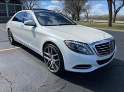 Salvage cars for sale from Copart Elgin, IL: 2015 Mercedes-Benz S 550 4matic