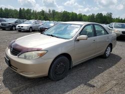 Toyota Camry Vehiculos salvage en venta: 2004 Toyota Camry LE