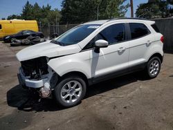 Salvage cars for sale at Denver, CO auction: 2019 Ford Ecosport SE