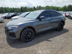 Salvage cars for sale from Copart Bowmanville, ON: 2023 Audi Q5 Sportback Prestige 45