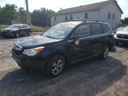 Salvage cars for sale from Copart York Haven, PA: 2015 Subaru Forester 2.5I Limited