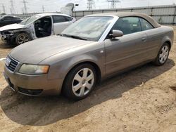 Audi salvage cars for sale: 2005 Audi A4 Quattro Cabriolet