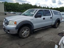 Salvage cars for sale from Copart Exeter, RI: 2008 Ford F150 Supercrew