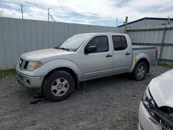 Salvage cars for sale from Copart Albany, NY: 2006 Nissan Frontier Crew Cab LE