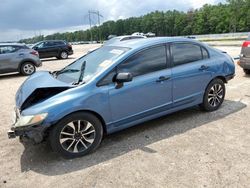 Salvage cars for sale at Greenwell Springs, LA auction: 2009 Honda Civic VP