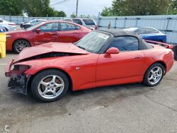 Salvage cars for sale at Moraine, OH auction: 2000 Honda S2000