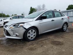 Salvage cars for sale at Bowmanville, ON auction: 2012 Ford Focus S