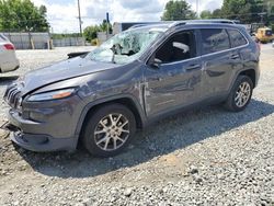 Salvage cars for sale at Mebane, NC auction: 2015 Jeep Cherokee Latitude