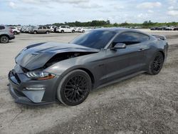 Salvage cars for sale at West Palm Beach, FL auction: 2021 Ford Mustang GT