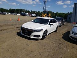 Salvage cars for sale at Windsor, NJ auction: 2018 Honda Accord Sport