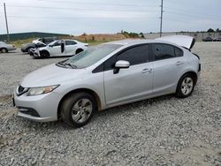 Salvage cars for sale at Tifton, GA auction: 2015 Honda Civic LX