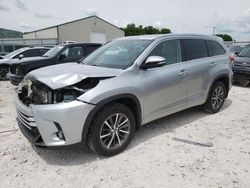 Salvage cars for sale at Lawrenceburg, KY auction: 2018 Toyota Highlander SE