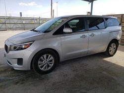 Salvage cars for sale at Anthony, TX auction: 2018 KIA Sedona L