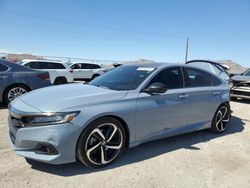 Honda salvage cars for sale: 2022 Honda Accord Sport SE