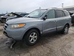Salvage cars for sale from Copart Chicago Heights, IL: 2007 Hyundai Santa FE GLS
