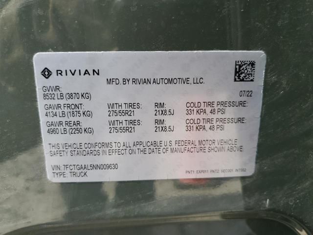 2022 Rivian R1T Launch Edition