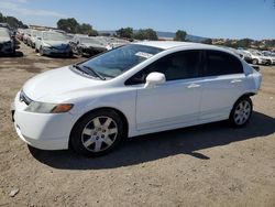 Honda salvage cars for sale: 2008 Honda Civic LX