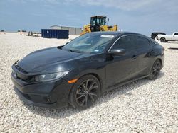 Honda salvage cars for sale: 2020 Honda Civic Sport