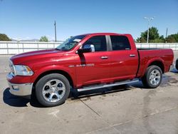 Salvage cars for sale from Copart Littleton, CO: 2012 Dodge RAM 1500 Laramie