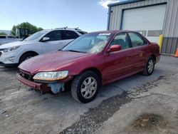 Honda Accord ex salvage cars for sale: 2002 Honda Accord EX