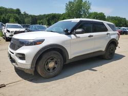 Salvage cars for sale at North Billerica, MA auction: 2020 Ford Explorer Police Interceptor