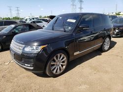 Salvage cars for sale at Elgin, IL auction: 2016 Land Rover Range Rover Supercharged