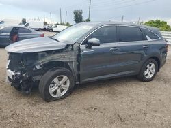 Salvage cars for sale at Miami, FL auction: 2023 KIA Sorento LX