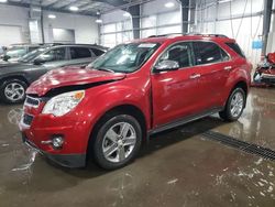 Salvage cars for sale at Ham Lake, MN auction: 2014 Chevrolet Equinox LTZ