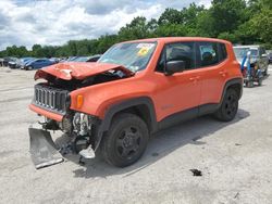 Salvage cars for sale at Ellwood City, PA auction: 2017 Jeep Renegade Sport