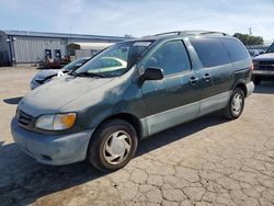 Toyota Sienna le salvage cars for sale: 2002 Toyota Sienna LE