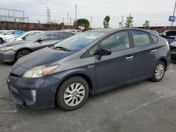Salvage cars for sale at Wilmington, CA auction: 2012 Toyota Prius PLUG-IN
