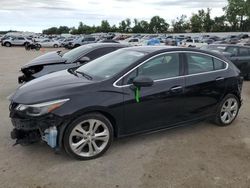 Chevrolet salvage cars for sale: 2017 Chevrolet Cruze Premier