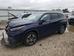 Salvage cars for sale at Kansas City, KS auction: 2022 Toyota Highlander XLE