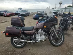 Salvage motorcycles for sale at Chicago Heights, IL auction: 1982 Honda GL500 I