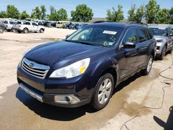 Salvage cars for sale at Bridgeton, MO auction: 2012 Subaru Outback 2.5I Limited