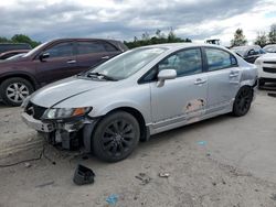 Salvage cars for sale at Duryea, PA auction: 2010 Honda Civic LX