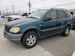 Mercedes-Benz salvage cars for sale: 1999 Mercedes-Benz ML 320