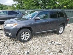 Salvage cars for sale at Candia, NH auction: 2013 Toyota Highlander Base