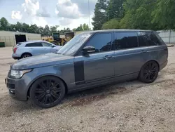 Salvage cars for sale from Copart Knightdale, NC: 2016 Land Rover Range Rover Supercharged