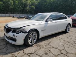 Salvage cars for sale at Austell, GA auction: 2012 BMW 750 LI