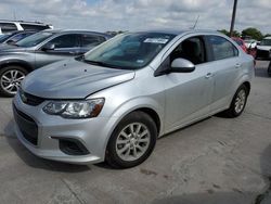 Salvage cars for sale at Grand Prairie, TX auction: 2018 Chevrolet Sonic LT