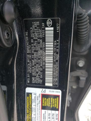 2012 Toyota Camry Base