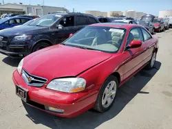 Acura salvage cars for sale: 2001 Acura 3.2CL TYPE-S
