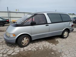 Salvage cars for sale at Dyer, IN auction: 1991 Toyota Previa LE