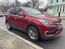 Salvage cars for sale at North Billerica, MA auction: 2017 Hyundai Santa FE Sport