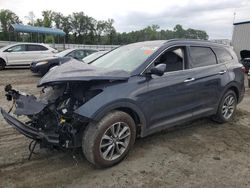 Salvage cars for sale from Copart Spartanburg, SC: 2019 Hyundai Santa FE XL SE